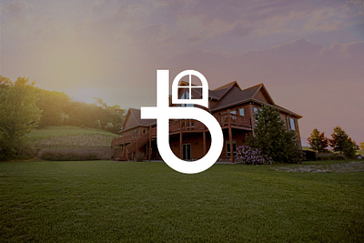 Letter b Home Logo apartment