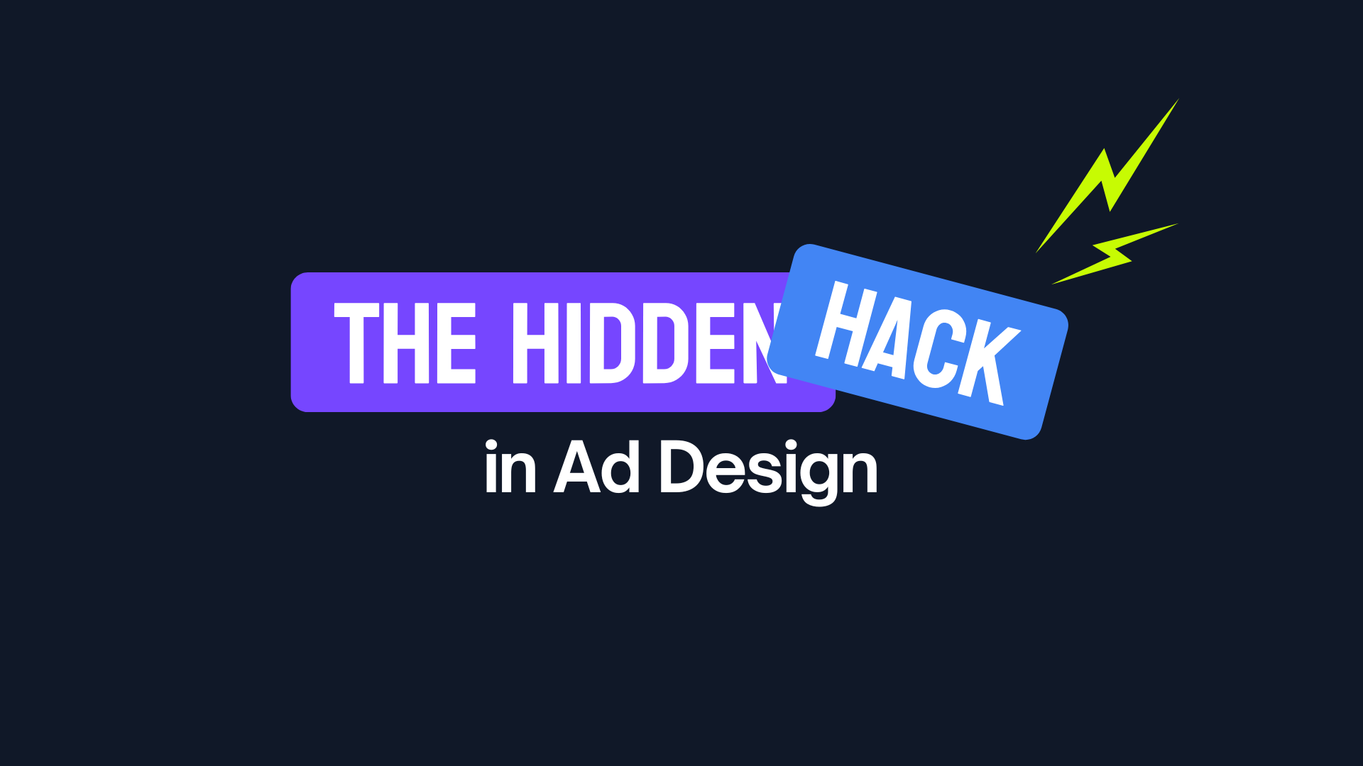 The Hidden Hack in Ad Design ad ad design ai tool case study design graphic design mid journey social media ads