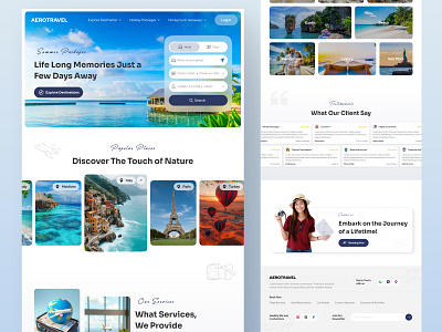 Travel Agency Website Design bookingwebsite hotelbooking tourbooking tourist travel travelagency travelagencywebsite travelwebsitedesign uiuxdesign websitedesign