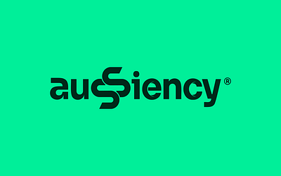 Aussiency Brand Identity Design aussiency branding clean logo corporate logo design graphic design identity logo logo designer logo idea minimal logo modern logo motion graphics nepal process rokaya wordmark logo