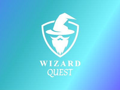 Wizard Quest Logo Design branding design graphic design illustration logo typography vector