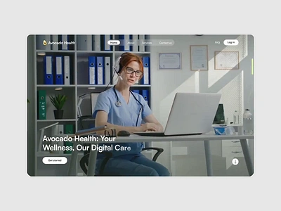 Avocado Health Website animation care clinic consulting doctor health healthcare healthy lifestyle hospital innovation medicine online consultations project support telehealth ui ux web design website well being wellness