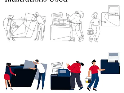 Onboarding Screen graphic design landing page ui