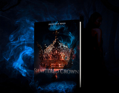 Shattered Crown | Book Cover book bookcover branding cover design graphic design logo print