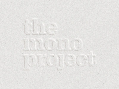 The Mono Project brand designer brand identity branding brandmark custom logo design custom mark custom typography graphic design identity identity design identity designer lettering letterpress logo logo design logo designer minimalistic logo photography logo typography visual identity