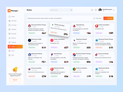 Service management cleanui consultationmanagement dashboarddesign dashboardui designinspiration dribbbleshots interfacedesign minimaldesign notesmanagement productdesign saasdesign servicemanagement therapynotes ui uidesign userexperience userinterface ux uxdesign webapp