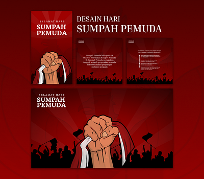 Desain Sumpah Pemuda design graphic design social media design