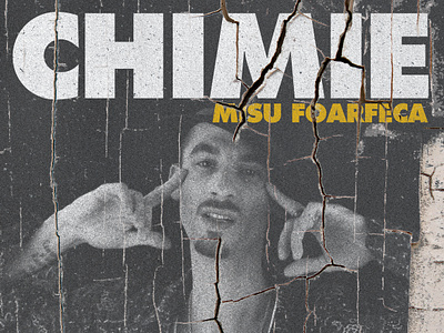 Concert Chimie aka Misu Foarfeca - FLYER artwork concert flyer graphic design music print