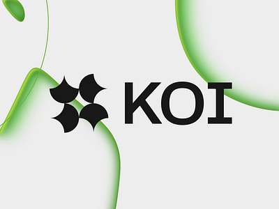 KOI Rebranding brand brandbook branding crypto defi design figma green liquid logo ui web3