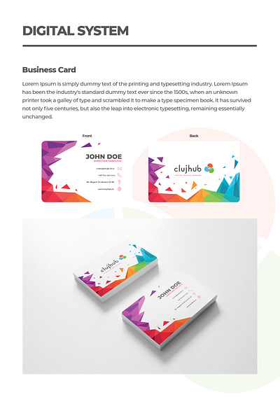 ClujHub - BRAND GUIDELINES brand branding concept corporate graphic design guidelines logo typo