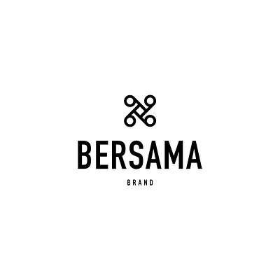 Bersama Brand logo app bersama brand branding design fashion graphic design illustration logo logo mark minimalist typography ui ux vector