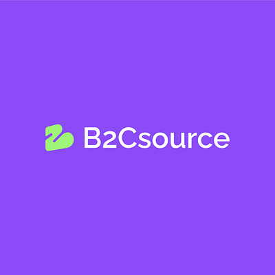 B2Csource logo b2c branding graphic design logo minimalist source