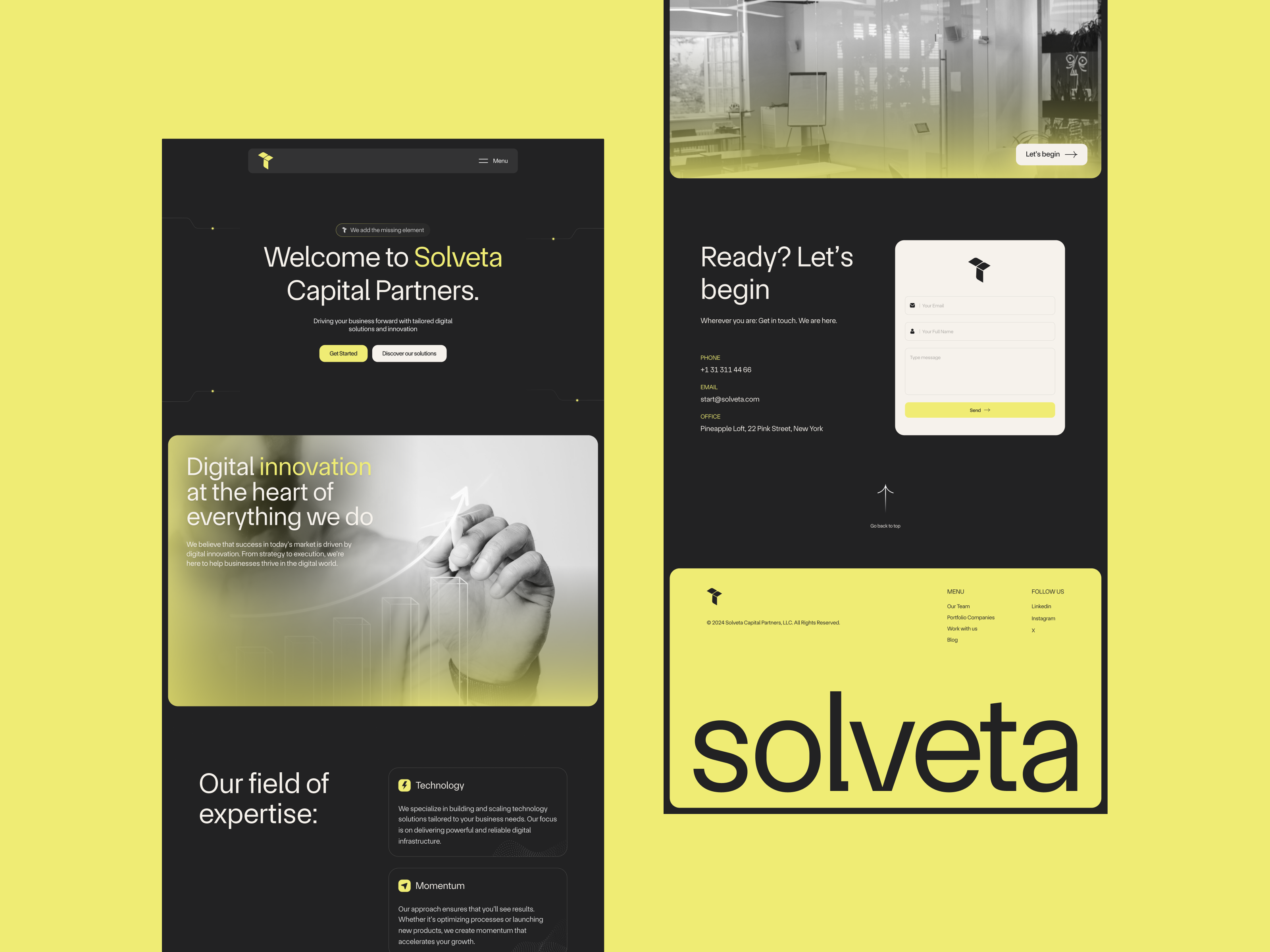 Example of UI/UX Design (Web, App, Saas)