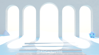 Arches | Environnement experimentation 3d art blender experimentation wallpaper