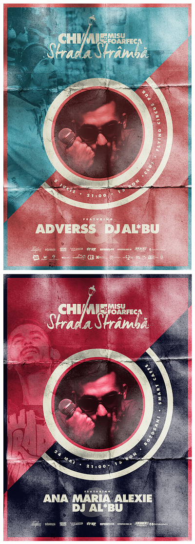 Chimie "Strada Stramba" - Flyers artwork design event flyer flyers graphic design print