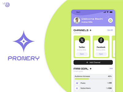 Pronery - Your Best Social Media Helper android ios mobile app