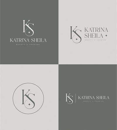 KS monogram logo branding desain design graphic design ikon illustration logo merek vektor