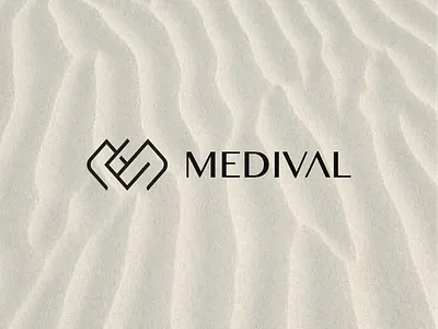 ME monogram logo branding desain design graphic design ikon logo merek vektor