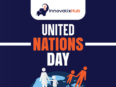 United Nations Day 3d advertisingagency animation branding design graphic design illustration innovatixhub logo logo design logodesign minimalist logo motion graphics pakistani days ui united logo united nations day vector