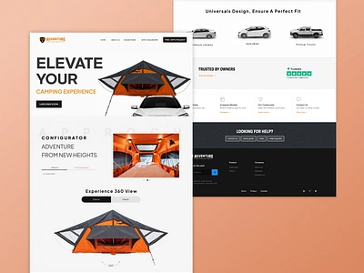 Car Rooftop Tent Landing Page