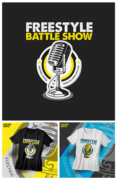 Freestyle BATTLESHOW - TShirt Design art design graphic design logo merchandise print tshirt