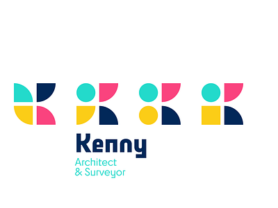 Kenny Architect (logo rework concept) abstract branding design graphic design illustration logo mcdaid vector