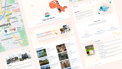 Fun for kids Startup project - mockups mockups ui design ux design