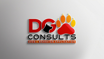 Dog consultation logo design 3d brand design branding graphic design logo logo design