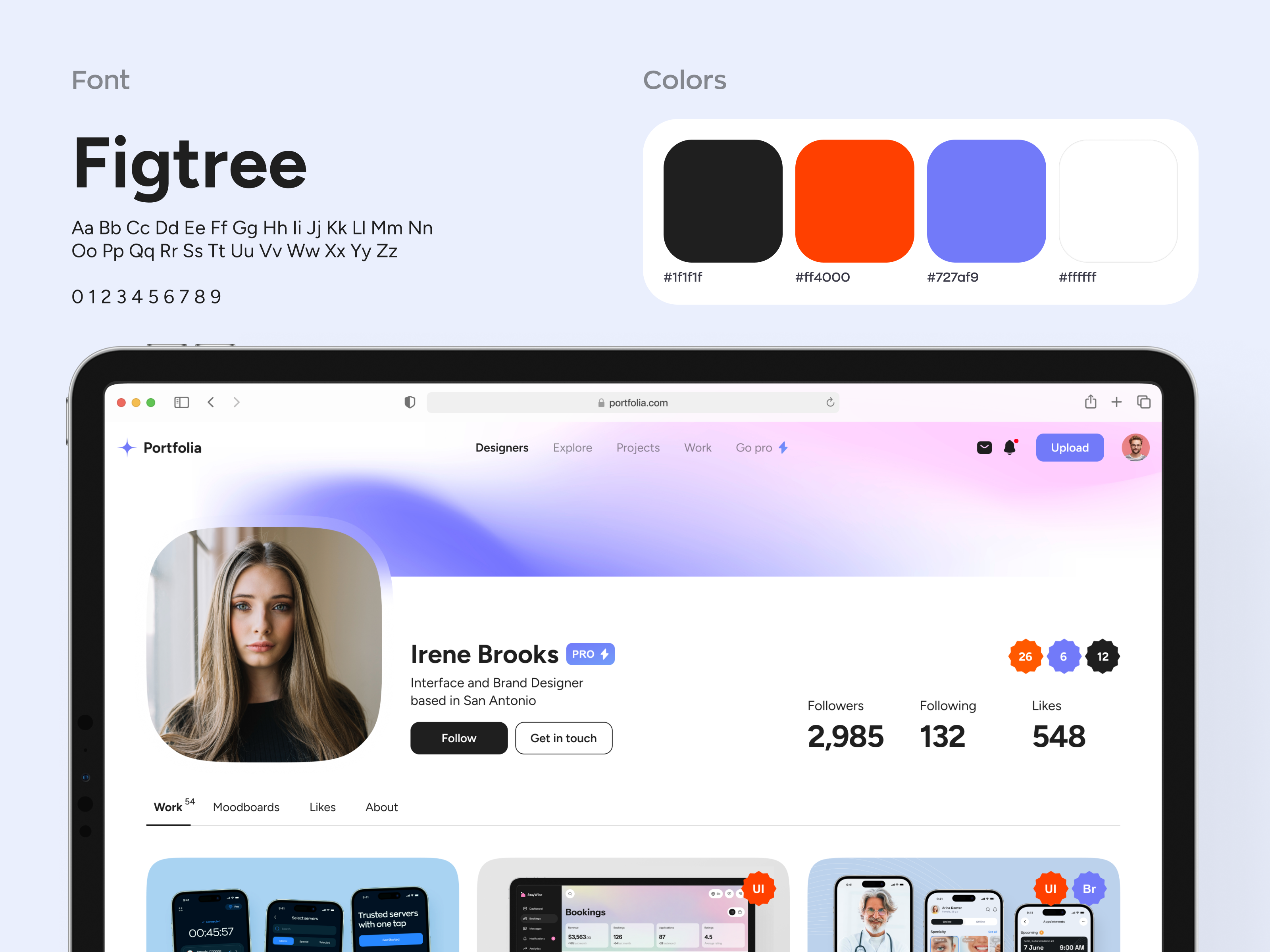 Profile Page by Ronas IT | UI/UX Team on Dribbble
