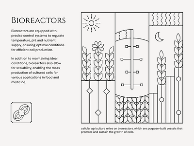 Cellular agriculture inspired illustration adobe illustrator art deco figma graphic design illustration poster