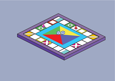 Isometric Board Game adobe illustrator affinity designer board game illustration isometric