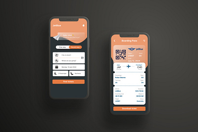 🚀 Day 24 - Daily UI ✈️ Task: Flight Onboarding Pass