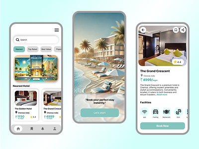 Hotel Booking App ui