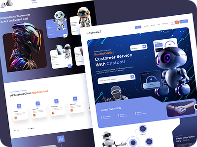 futureCT Chatbot branding graphic design ui