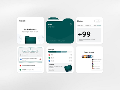 Project - Components 3d model ai bento branding component minimal modern ui web design