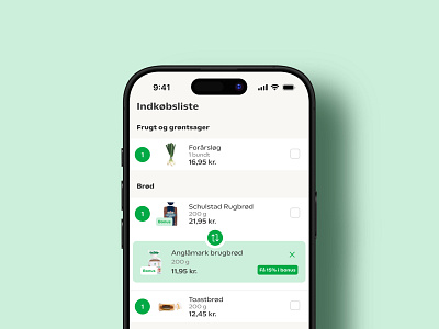 Shopping list app design design system shopping list ui user interfase ux