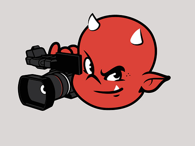 Speed Devil Films! character design devil graphics illustration t shirt design tee design vector vector design vhs