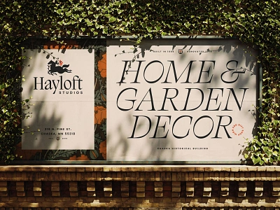 Hayloft Studios Pt. 3 brand branding chaska contemporary design floral flower gather graphic design hayloft high end horse logo mark mn store front typography whimsical