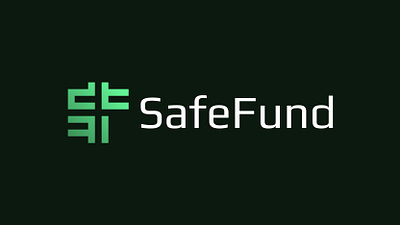 SafeFund - Logo Design Concept artificial blockchain branding creative crypto currency decentralized defi finance firelab focus lab hola lab logo logo design modern nfts slack startup technology token