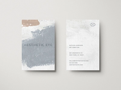 Business Card Texture & Design abstract acrylic art branding brush business card design drawn graphic hand minimal minimalist modern neutral paint painted shape template texture