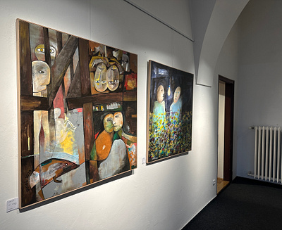 Exhibition of paintings by Zdeněk Duroň in M. Boleslav, CZ 2024