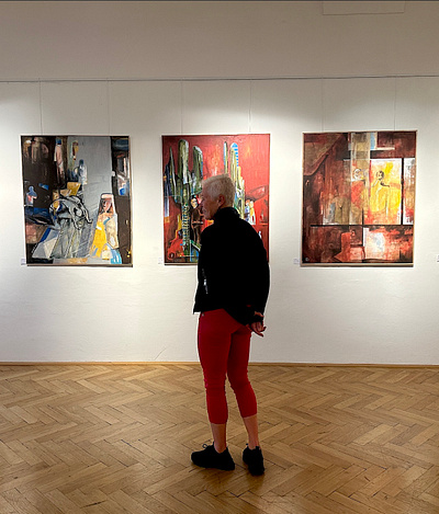 Exhibition of paintings by Zdeněk Duroň in M. Boleslav, CZ 2024