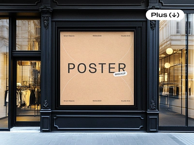 Square Storefront Poster Mockup ad advertising advertising mockup banner billboard download frame mockup outdoor outdoor mockup pixelbuddha poster poster mockup psd shopfront sqaure storefront template urban urban poster mockup