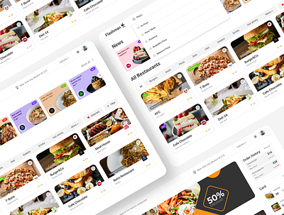 Flashman (food delivery service) design food delivery ui ux web design website website design