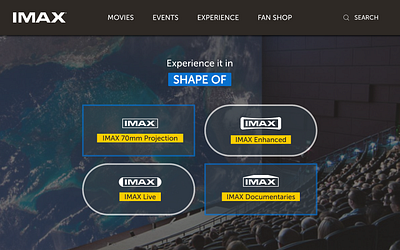 IMAX Design system branding logo ui