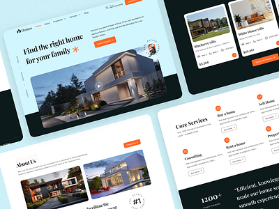 Home rent website design . branding design find yourhome graphic design homeforrent rentyourdream typography ui ux