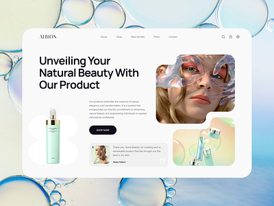 Natural beauty cosmetics branding clean design flat illustration logo minimal simple ui ux