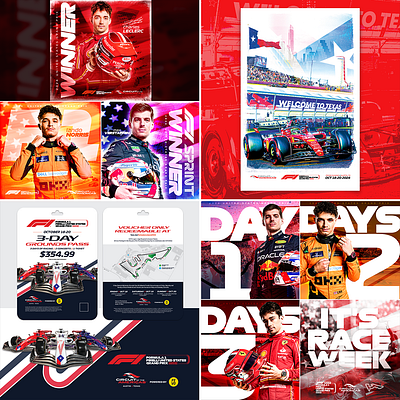 2024 F1 United States Grand Prix Visuals austin cota design formula1 graphic design illustration texas usgp