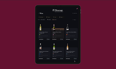 WineView App graphic design illustration ui ux