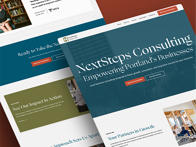 Corporate Consulting Firm Landing Page: Sleek & Professional web design